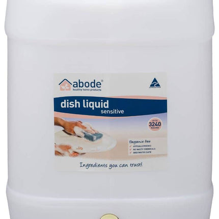 ABODE DISHWASHING LIQUID ZERO (DRUM + TAP) 15L
