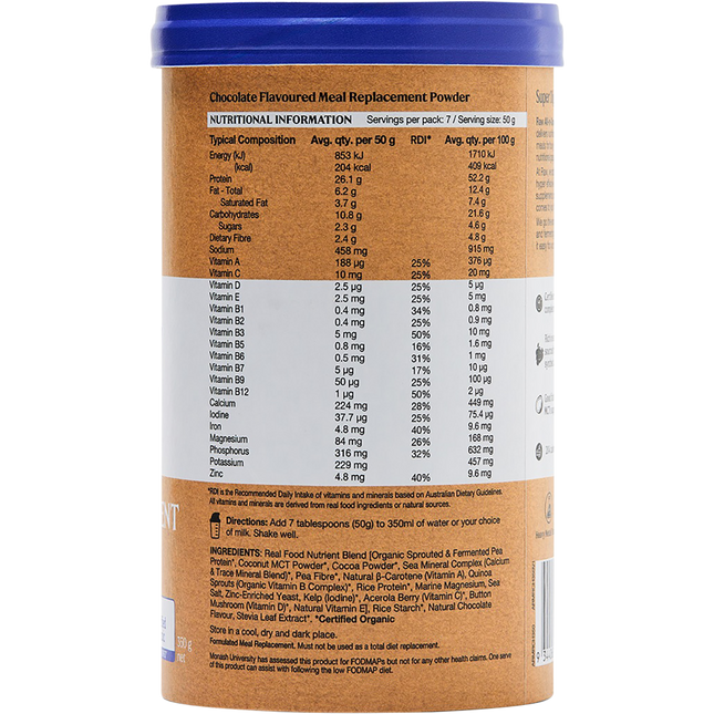 Amazonia Raw All-In-One Meal Replacement Decadent Chocolate 350g