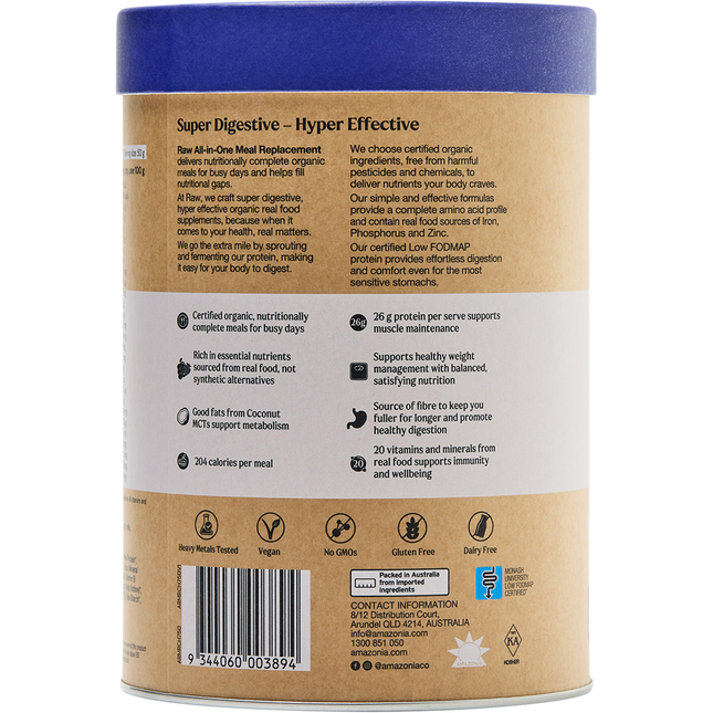 Amazonia Raw All-In-One Meal Replacement Decadent Chocolate 750g