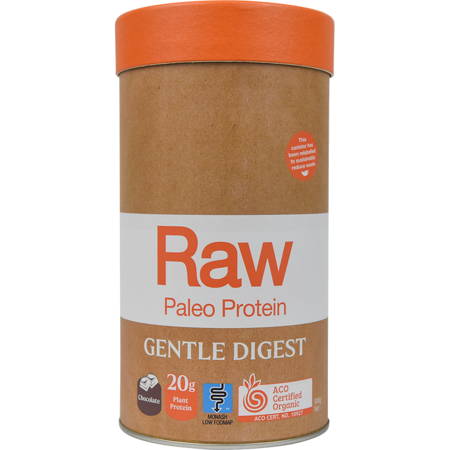 Amazonia Raw Gentle Digest Paleo Protein Chocolate 500g