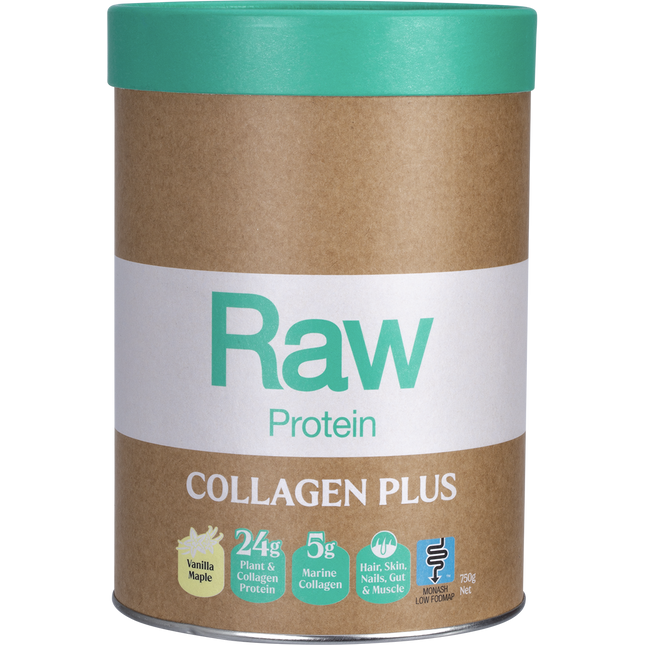Amazonia Raw Protein Collagen Plus Vanilla Maple 750g