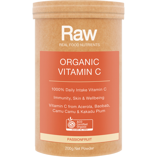 Amazonia Raw Organic Vitamin C Passionfruit 200g