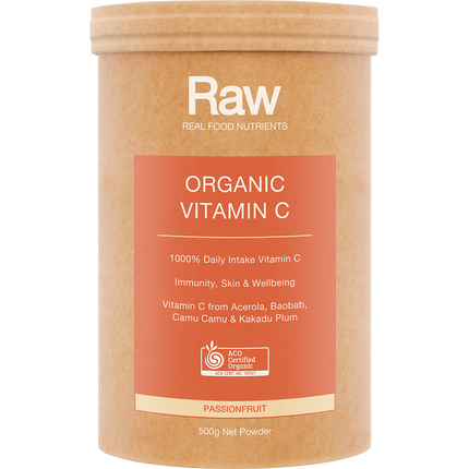 Amazonia Raw Organic Vitamin C Passionfruit 500g