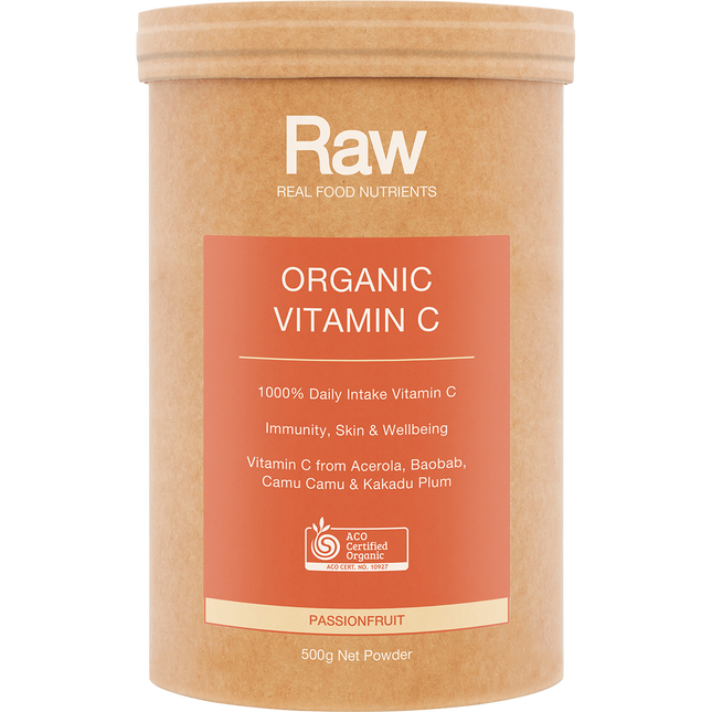 Amazonia Raw Organic Vitamin C Passionfruit 500g