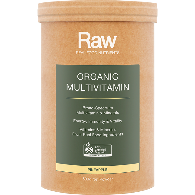 Amazonia Raw Organic Multivitamin Pineapple 500g