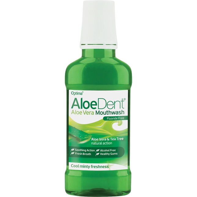 Aloe Dent Alcohol-Free Aloe Vera & Tea Tree Mouthwash 250ml