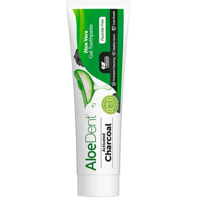 Aloe Dent Fluoride Free Triple Action Charcoal Toothpaste 100ml