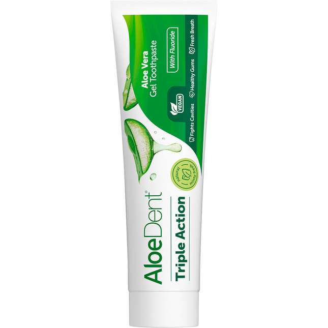 Aloe Dent Toothpaste Triple Action with Fluoride 100ml