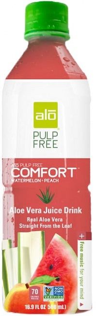 ALO COMFORT ALOE VERA DRINKWATERMELON & PEACH 500MLX12