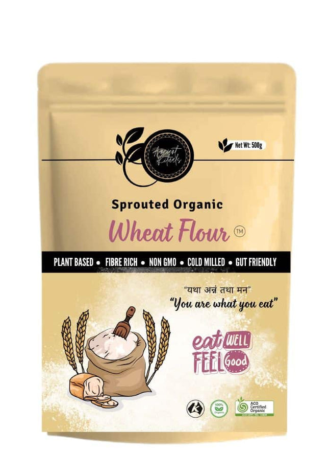 ANCIENT RITUALS WHEAT FLOUR SPROUTED ORGANIC 500G