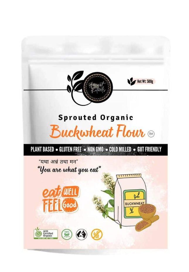 ANCIENT RITUALS BUCKWHEAT FLOUR SPROUTED ORG 500G