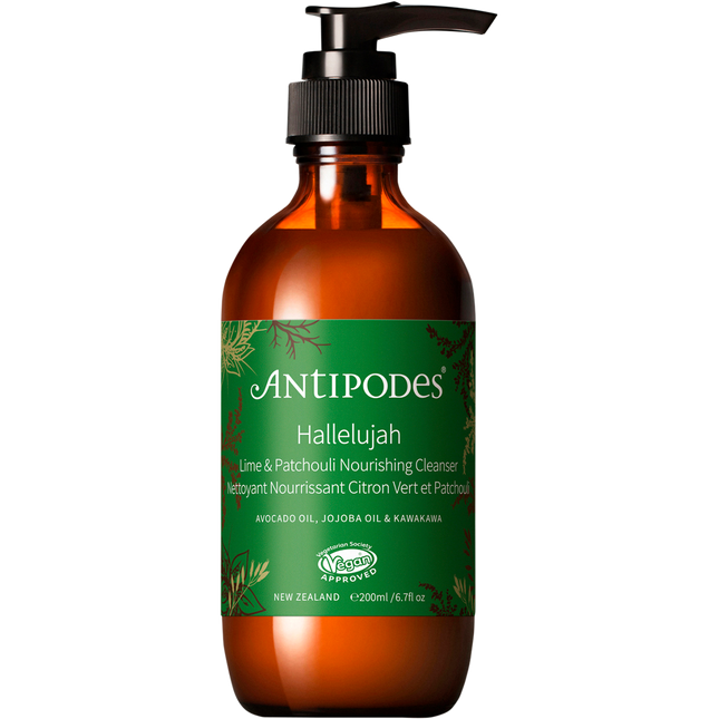 Antipodes Hallelujah Lime & Patchouli Nourishing Cleanser 200ml