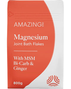 AMAZING OILS Magnesium Joint Bath Flakes 800g | Bath & Body