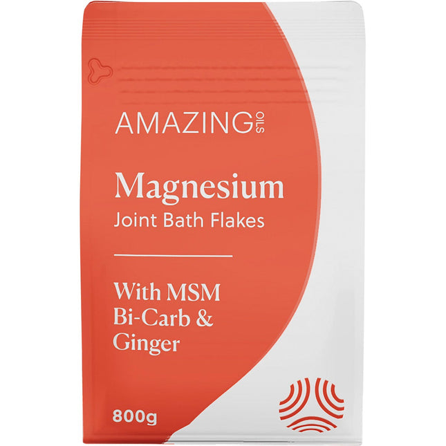 AMAZING OILS Magnesium Joint Bath Flakes 800g | Bath & Body