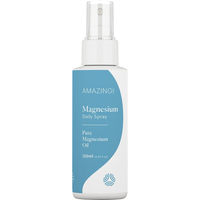 AMAZING OILS Magnesium Daily Spray Pure Magnesium Oil 125ml | Magnesium Supplement