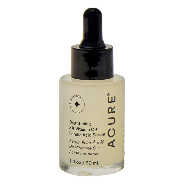 ACURE Brightening 2% Vitamin C & Ferulic Acid Serum 30ml
