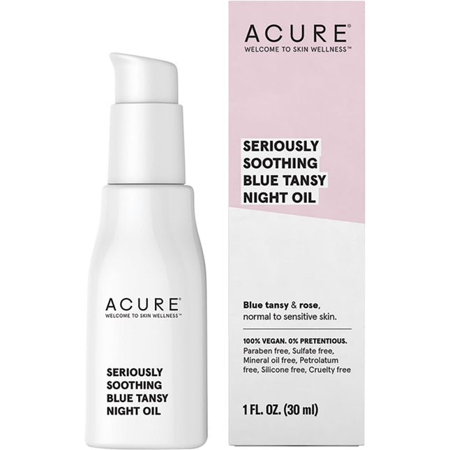 ACURE - SERIOUSLY SOOTHING BLUE TANSY NIGHT OIL 30ML