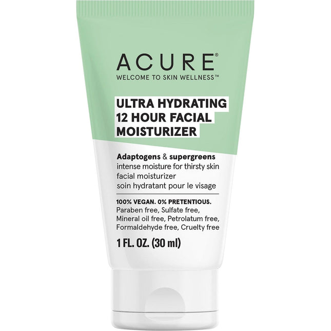 ACURE Ultra Hydrating 12 Hour Facial Moisturizer 30ml | Face Moisturiser