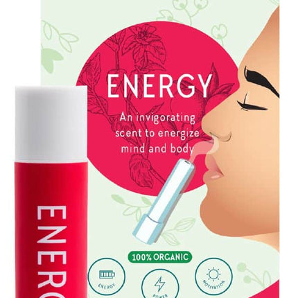 AROMASTICK ORGANIC INHALER ENERGY 0.8ML