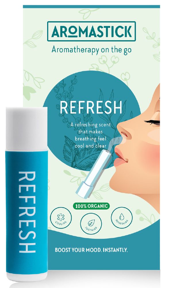 AROMASTICK ORGANIC INHALER REFRESH 0.8ML