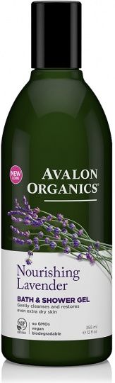 AVALON ORGANICS NOURISHING LAVENDER BATH & SHOWER GEL 350ML