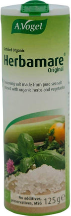 A.VOGEL ORGANIC HERBAMARE ORIGINAL SEA SALT G/F 125G