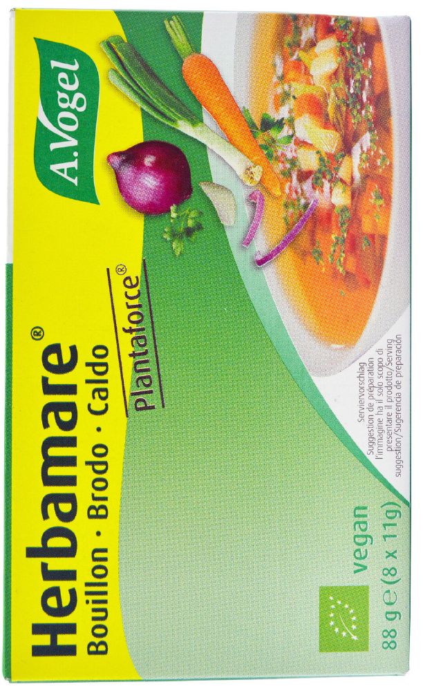 A.VOGEL HERBAMARE BOUILLON CUBES ORGANIC CUBES (8X11G) 88G