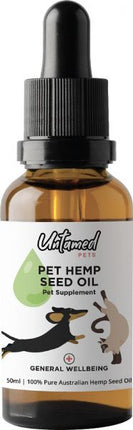 UNTAMED PETS HEMP SEED OIL G/F 50ML