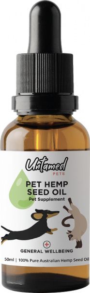 UNTAMED PETS HEMP SEED OIL G/F 50ML