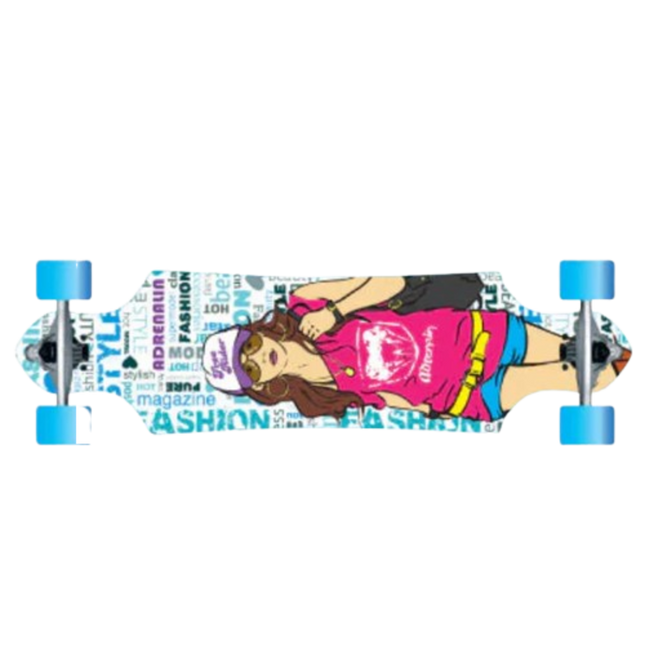 Adrenalin Drop Thru Free Rider 36 Inch Longboard