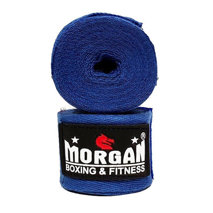 MORGAN COTTON BOXING HAND WRAPS - 180INCH - 4M LONG (PAIR)