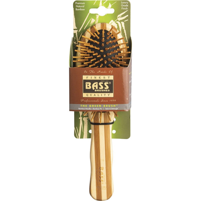 BASS Bamboo Hair Brush Large Oval | Snack Chips