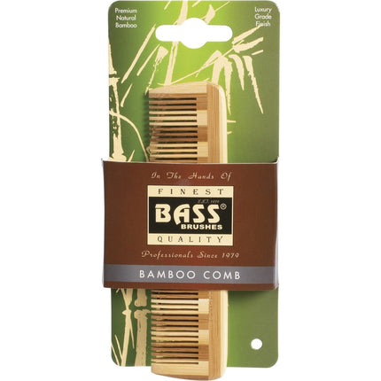 Bass - Bamboo Comb Pocket Size Fine Tooth