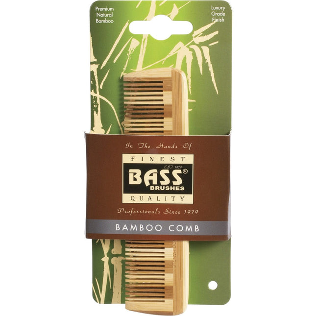 Bass - Bamboo Comb Pocket Size Fine Tooth