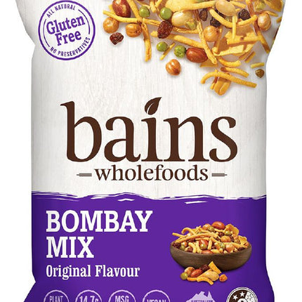 BAINS WHOLEFOODS BOMBAY MIX ORIGINAL G/F 100G X 16