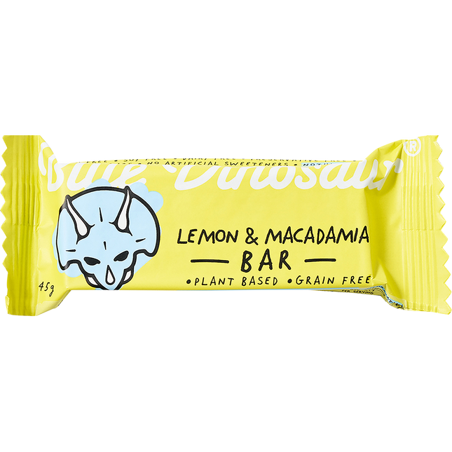 Blue Dinosaur Lemon & Macadamia Snack Bars 12 x 45g