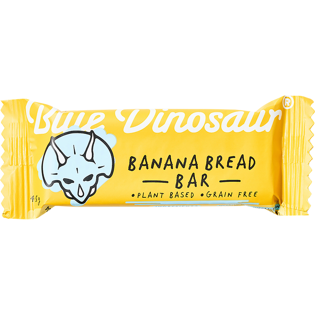 Blue Dinosaur Banana Bread Snack Bars 12 x 45g
