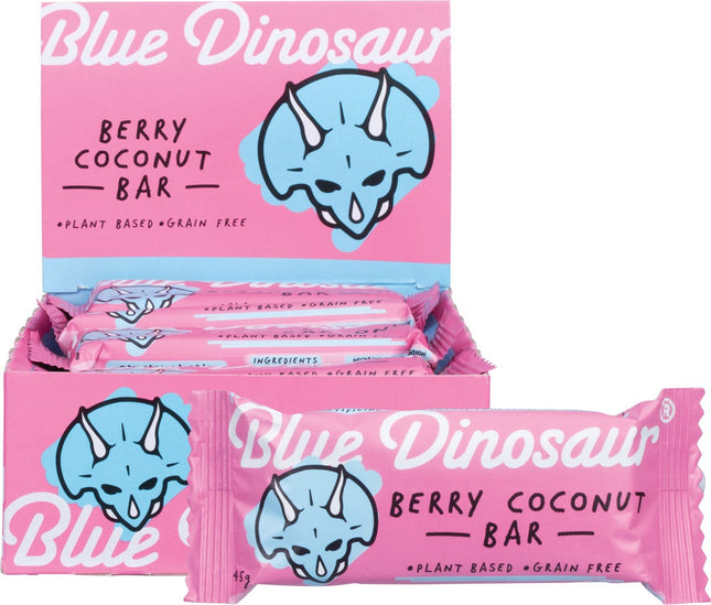 Blue Dinosaur - Berry Coconut Snack Bar - 12x45g