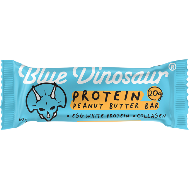 Blue Dinosaur Peanut Butter Protein Bar 12x60g