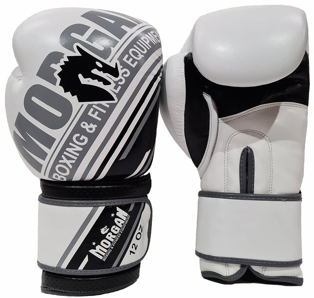 MORGAN AVENTUS LEATHER BOXING GLOVES (10 - 12 - 14 - 16OZ)