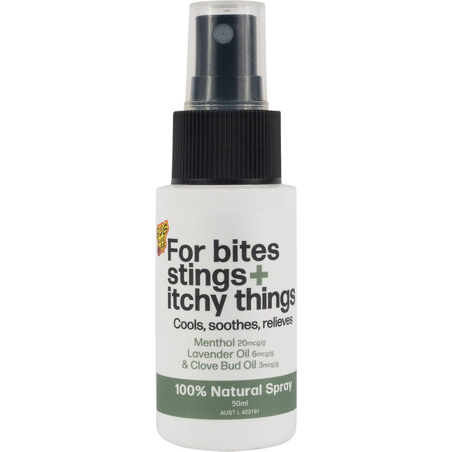 Bug-Grrr Off - For bites stings + itchy things 100% Natural Spray - 50ml