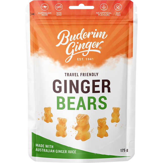 Buderim Ginger Ginger Bears 175g