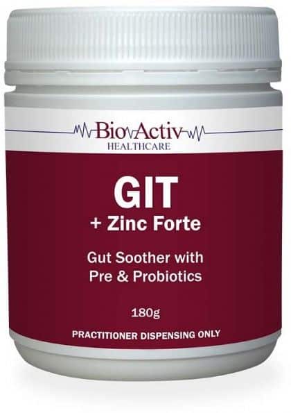 BIO ACTIV GIT + ZINC FORTE 180G