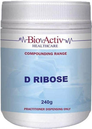 BIO ACTIV HEALTHCARE D RIBOSE 240G