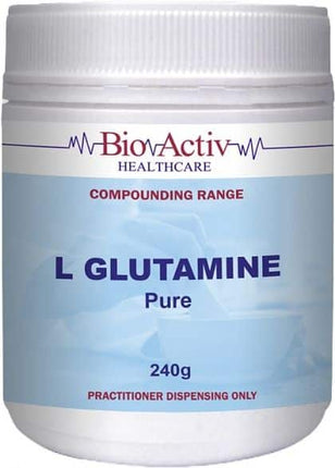 BIO ACTIV HEALTHCARE L GLUTAMINE (PURE) 240G