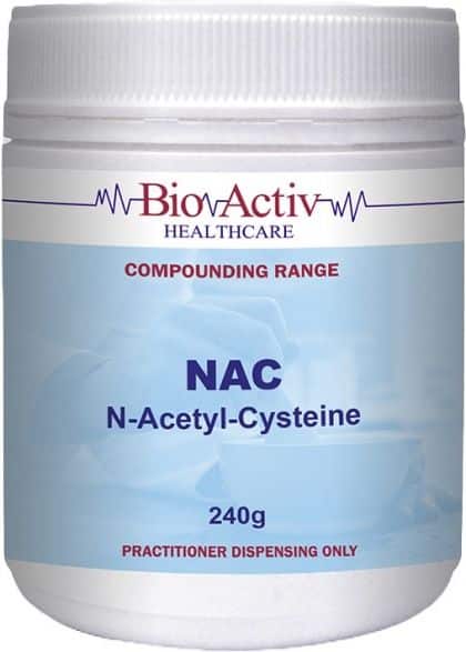 BIO ACTIV HEALTHCARE NAC (N-ACETYL-CYSTEINE) 240G
