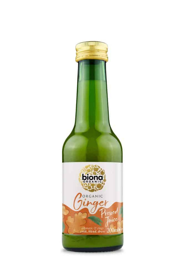 BIONA ORGANIC PRESSED GINGER JUICE 200ML
