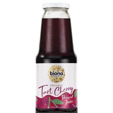 BIONA ORGANIC PRESSED TART CHERRY JUICE 1L