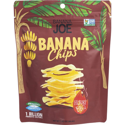 BANANA JOE Banana Chips Hickory BBQ 6x46.8g | Soup & Broth