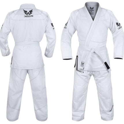 MORGAN DRAGON V2 450GSM BJJ GI - IBJJF APPROVED (WHITE)